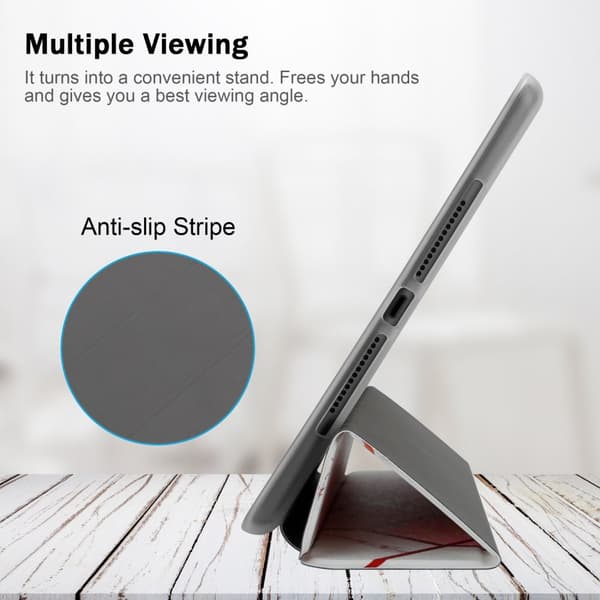 iPad AIR 2 2014 / AIR 2013 / PRO (9.7 tum) Plånboksfodral Skal Case Ultratunnt skydds Skal av flexibelt TPU-silikon Fodral med ståfunktion