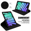 Miniatyrbilde 4 av 5: Deksel for iPad MINI 6 (8.3 tommer) Lommebokdeksel til Nettbrett UTEN Auto Wake Up, med stativfunksjon og elastisk båndlukking