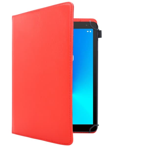Alcatel 1T (7 Tulli) 2021 Suojakuori Suojakotelo Tablet Kotelo 60 astetta Faux Nahka Stand toiminto ja joustava hihna