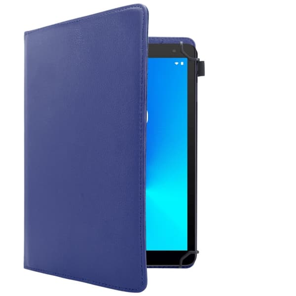 Alcatel 1T (7 Tulli) 2021 Suojakuori Suojakotelo Tablet Kotelo 60 astetta Faux Nahka Stand toiminto ja joustava hihna