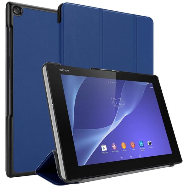 Skal för surfplatta för Sony Xperia Tablet Z2 (10.1 tum) Plånboksfodral Ultratunnt Skal med automatisk väckning och ståfunktion