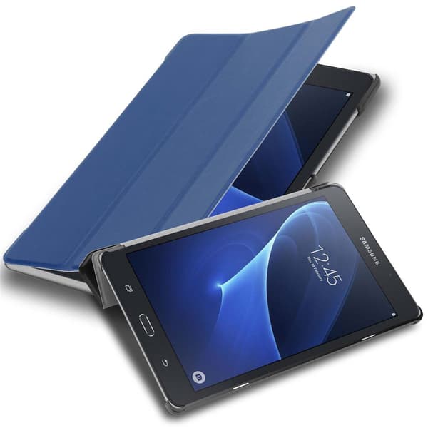 Samsung Galaxy Tab A 2016 (7.0 Zoll) Etui Case Cover () JERSEY MØRKEBLÅ