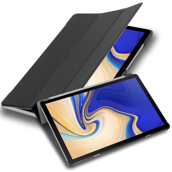 Deksel for Samsung Galaxy Tab S4 (10.5 tommer) Ultratynt Lommebokdeksel til Nettbrett med automatisk oppvåkning og stativfunksjon SATENGSORT