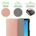 Miniatyrbild 5 av 8: Skal för surfplatta för Huawei MediaPad M5 LITE 10 (10.1 tum) Plånboksfodral Ultratunnt Skal med automatisk väckning och ståfunktion