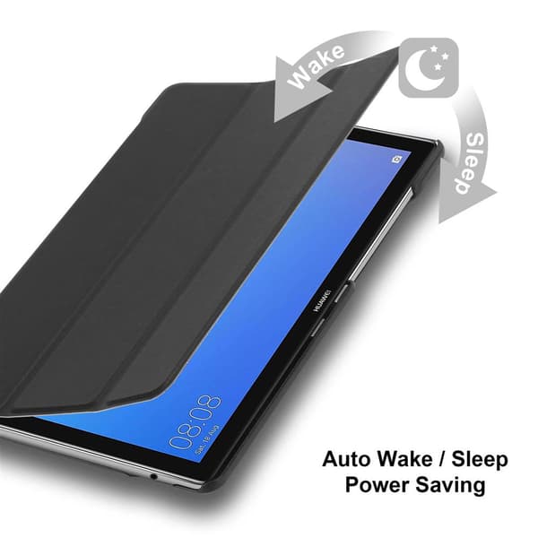 Huawei MediaPad M5 LITE 10 (10.1 Zoll) Lompakkokotelo Matkapuhelinkotelo Suojakuori Ultra Thin Suojakotelo Auto Wake Up ja Stand-toiminto