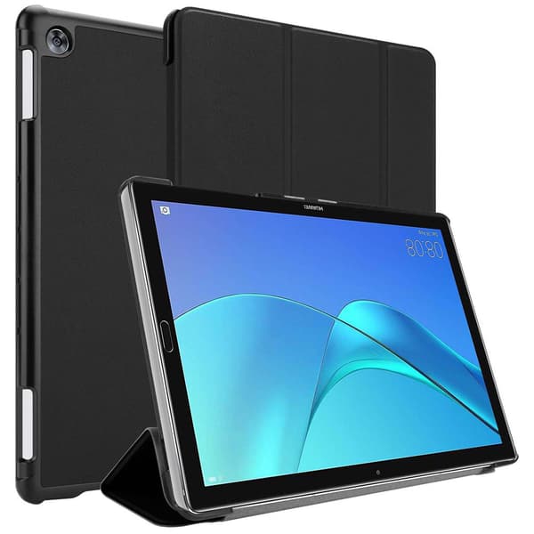 Skal för surfplatta för Huawei MediaPad M5 LITE 10 (10.1 tum) Plånboksfodral Ultratunnt Skal med automatisk väckning och ståfunktion