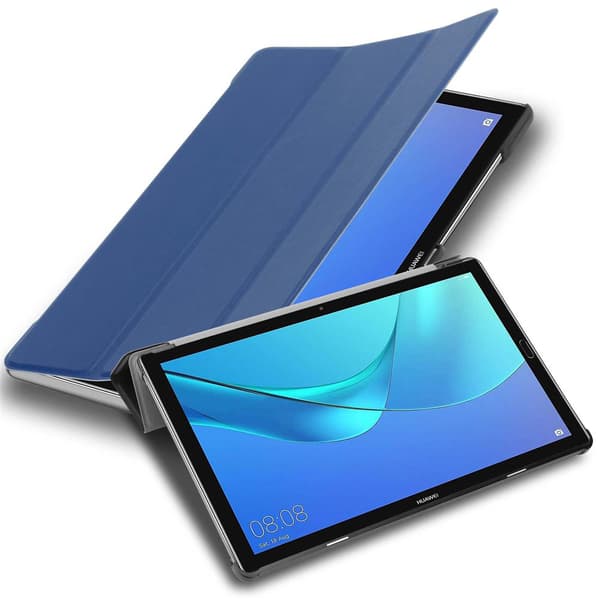 Deksel for Huawei MediaPad M5 LITE 10 (10.1 tommer) Ultratynt Lommebokdeksel til Nettbrett med automatisk oppvåkning og stativfunksjon