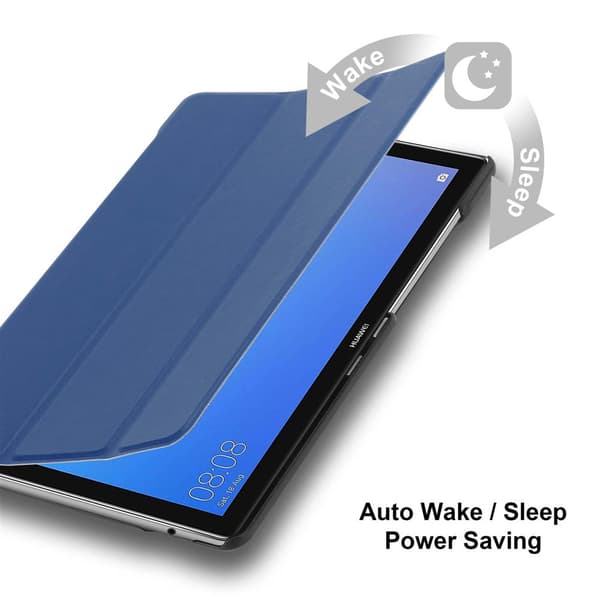 Huawei MediaPad M5 LITE 10 (10.1 Zoll) Lompakkokotelo Matkapuhelinkotelo Suojakuori Ultra Thin Suojakotelo Auto Wake Up ja Stand-toiminto