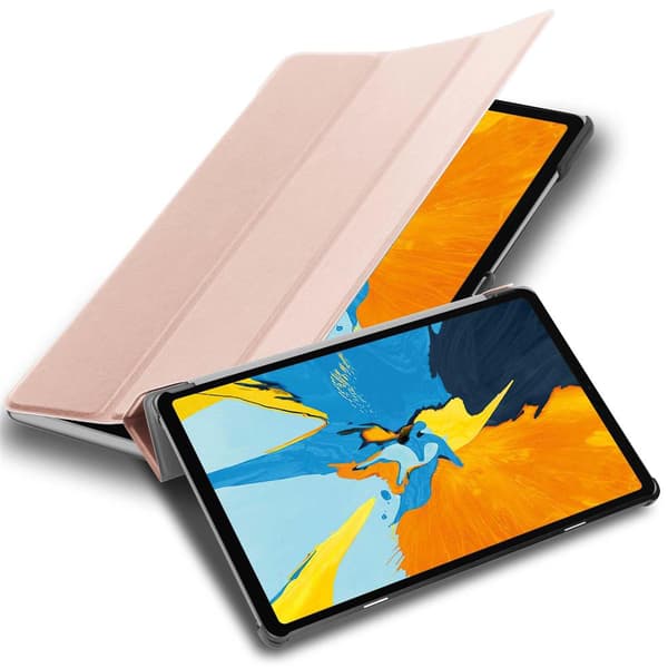 Deksel for iPad PRO 11 2018 (11 tommer) Ultratynt Lommebokdeksel til Nettbrett med automatisk oppvåkning og stativfunksjon PASTELL ROSEGULL