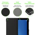 Miniatyrbilde 4 av 8: Deksel til Huawei MediaPad T5 10 (10.1 tommer) Lommebokdeksel til Nettbrett UTEN automatisk oppvåkning og stativfunksjon