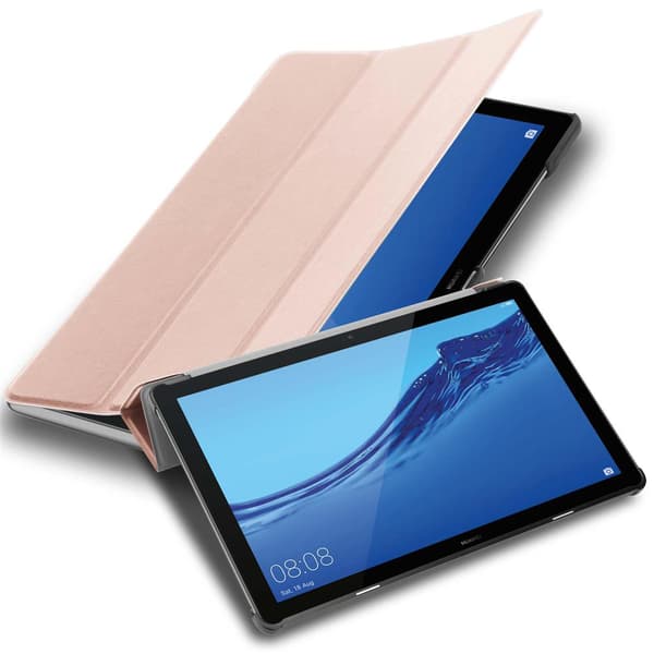Deksel til Huawei MediaPad T5 10 (10.1 tommer) Lommebokdeksel til Nettbrett UTEN automatisk oppvåkning og stativfunksjon