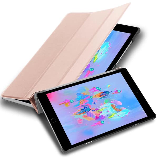 iPad PRO (9.7 Tulli) Lompakkokotelo Matkapuhelinkotelo Suojakuori Ultra Thin Suojakotelo Auto Wake Up ja Stand-toiminto PASTELLINEN RUUSUKULTA
