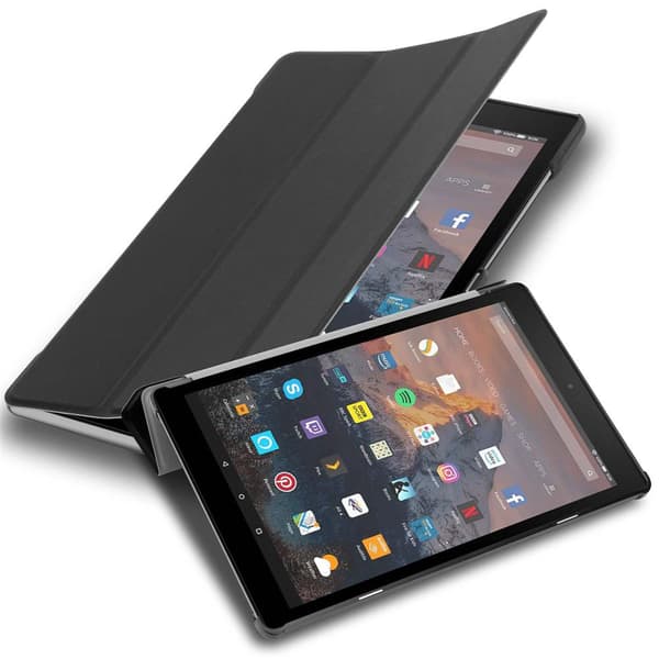 Deksel for Kindle FIRE HD 10 2017 (7. Gen.) Ultratynt Lommebokdeksel til Nettbrett med automatisk oppvåkning og stativfunksjon