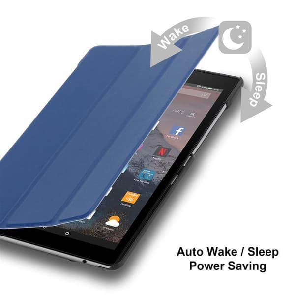 Skal för surfplatta för Kindle FIRE HD 10 2017 (7. Gen.) Plånboksfodral Ultratunnt Skal med automatisk väckning och ståfunktion