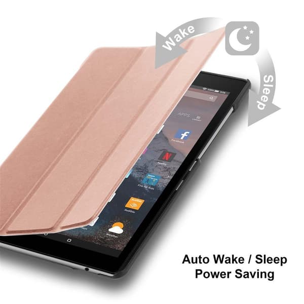 Skal för surfplatta för Kindle FIRE HD 10 2017 (7. Gen.) Plånboksfodral Ultratunnt Skal med automatisk väckning och ståfunktion