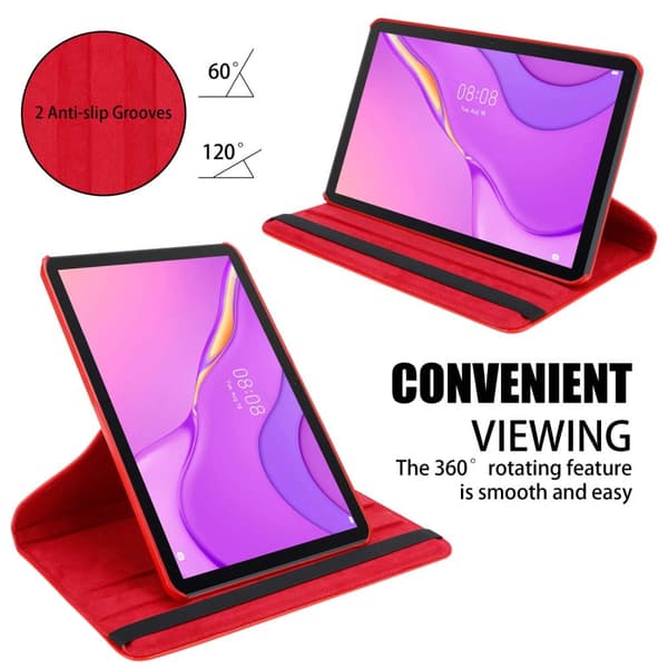 Deksel for Huawei MatePad T 10 (9.7 tommer) / T 10s (10.1 tommer) Lommebokdeksel til Nettbrett UTEN Auto Wake Up, med stativfunksjon og elastisk