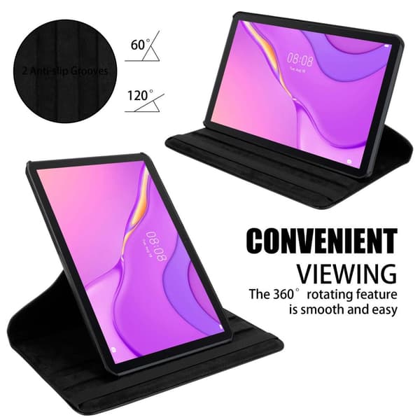 Deksel for Huawei MatePad T 10 (9.7 tommer) / T 10s (10.1 tommer) Lommebokdeksel til Nettbrett UTEN Auto Wake Up, med stativfunksjon og elastisk