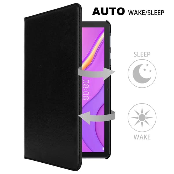 Deksel for Huawei MatePad T 10 (9.7 tommer) / T 10s (10.1 tommer) Lommebokdeksel til Nettbrett UTEN Auto Wake Up, med stativfunksjon og elastisk