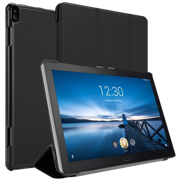 Deksel for Lenovo Tab P10 (10.1 tommer) Ultratynt Lommebokdeksel til Nettbrett med automatisk oppvåkning og stativfunksjon