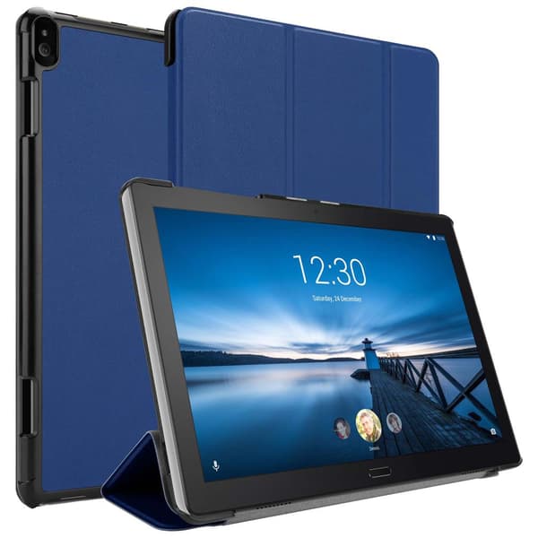 Deksel for Lenovo Tab P10 (10.1 tommer) Ultratynt Lommebokdeksel til Nettbrett med automatisk oppvåkning og stativfunksjon