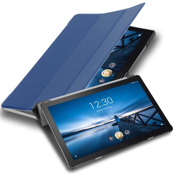 Deksel for Lenovo Tab P10 (10.1 tommer) Ultratynt Lommebokdeksel til Nettbrett med automatisk oppvåkning og stativfunksjon