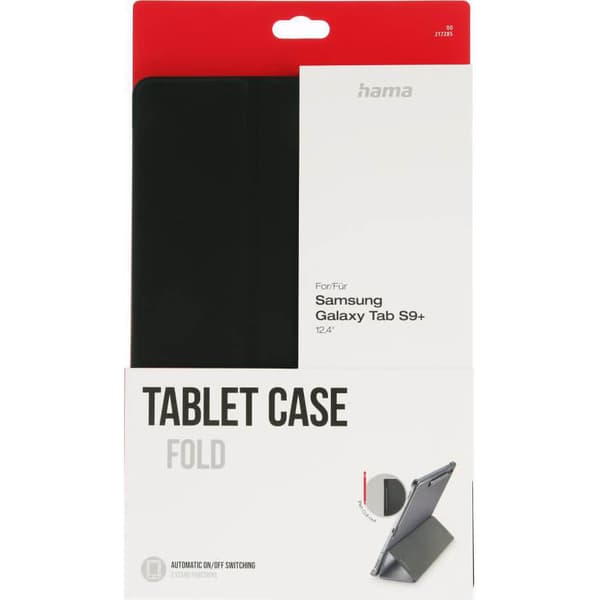 Tablet Cover Samsung Galaxy Tab S9+ 12.4" Sort