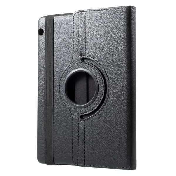 Litchi Fodral 360 grader till Huawei MediaPad T3 10 - Svart