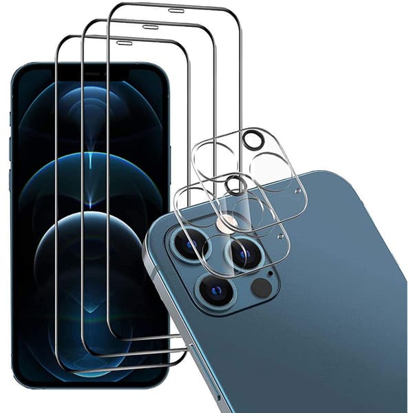 Skjermbeskytter i glass for iPhone, anti-fingeravtrykk, støvtett iPhone 15