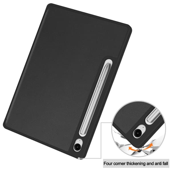 SKALO Samsung Tab S9/S9 FE Trifold Flip Cover - Sort