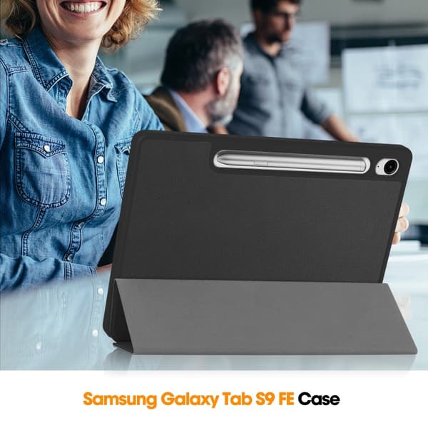 SKALO Samsung Tab S9/S9 FE Trifold Flip Cover - Sort