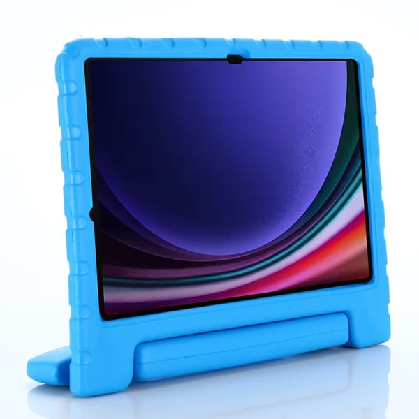 SKALO Samsung Tab S9/S9 FE Cover med håndtag/stativ - Blå