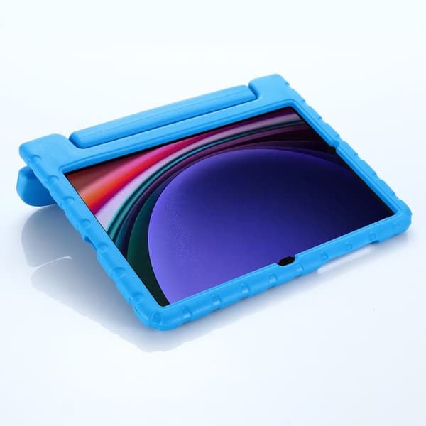 SKALO Samsung Tab S9/S9 FE Cover med håndtag/stativ - Blå