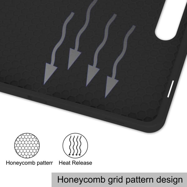 SKALO Samsung Tab S9/S9 FE Trifold Flip Cover - Grå