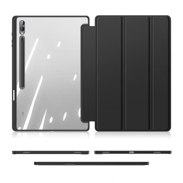 DUX DUCIS Samsung Tab S9 Ultra TOBY Series Trifold Suojakotelo - Musta