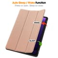 Pikkukuva 3 / 10: SKALO Samsung Tab S9/S9 FE Trifold Suojakotelo - Ruusukulta