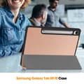 Pikkukuva 7 / 10: SKALO Samsung Tab S9/S9 FE Trifold Suojakotelo - Ruusukulta