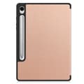 Pikkukuva 9 / 10: SKALO Samsung Tab S9/S9 FE Trifold Suojakotelo - Ruusukulta