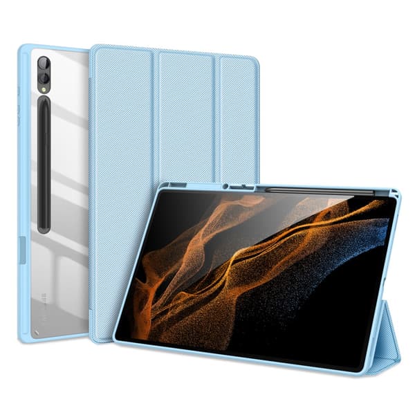 DUX DUCIS Samsung Tab S9 Ultra TOBY Series Trifold Flip Cover - Turkis