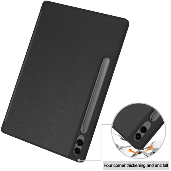 SKALO Samsung Tab S9+/S9 FE+ Trifold Flip Cover - Sort