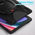 Pikkukuva 7 / 11: SKALO Samsung Tab S9 Ultra Extra Shockproof Armor 360 Kahva/Tripod Suojakuori - Musta