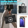 Pikkukuva 9 / 11: SKALO Samsung Tab S9 Ultra Extra Shockproof Armor 360 Kahva/Tripod Suojakuori - Musta