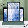 Miniatyrbillede 5 af 5: SKALO Samsung Tab S9+/S9+ FE 360 PU-læder Flip Cover - Lyseblå