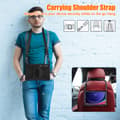Pikkukuva 5 / 7: SKALO Samsung Tab S9+/S9 FE+ Extra Shock Resistant Armor Handle Kuori Olkahihnalla - Musta