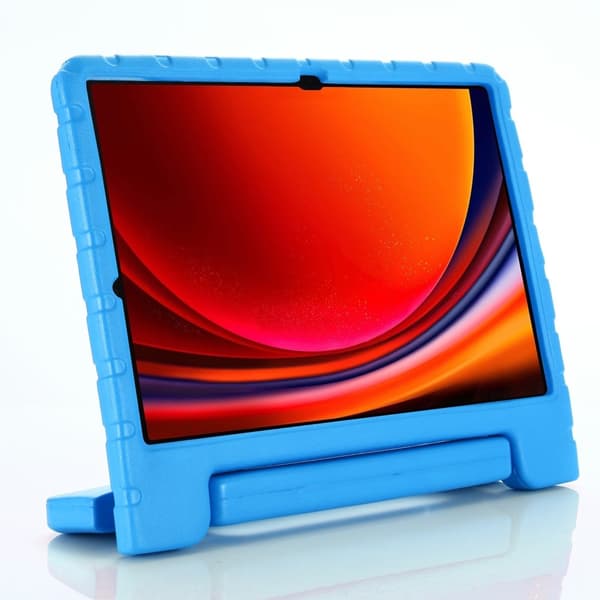 SKALO Samsung Tab S9+/S9+ FE Skal med handtag/ställ - Blå