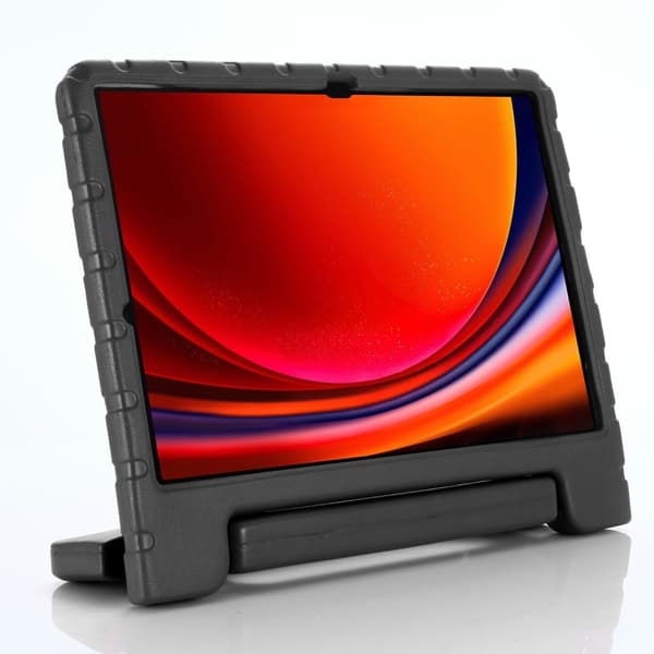 SKALO Samsung Tab S9+/S9 FE+ Skal med handtag/ställ - Svart