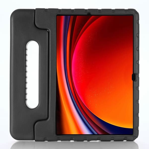 SKALO Samsung Tab S9+/S9 FE+ Skal med handtag/ställ - Svart