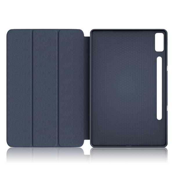 SKALO Lenovo Tab P12 Trifold Flip Cover - Mørkeblå