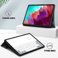 Miniatyrbillede 3 af 11: SKALO Lenovo Tab P12 Trifold Flip Cover - Sort