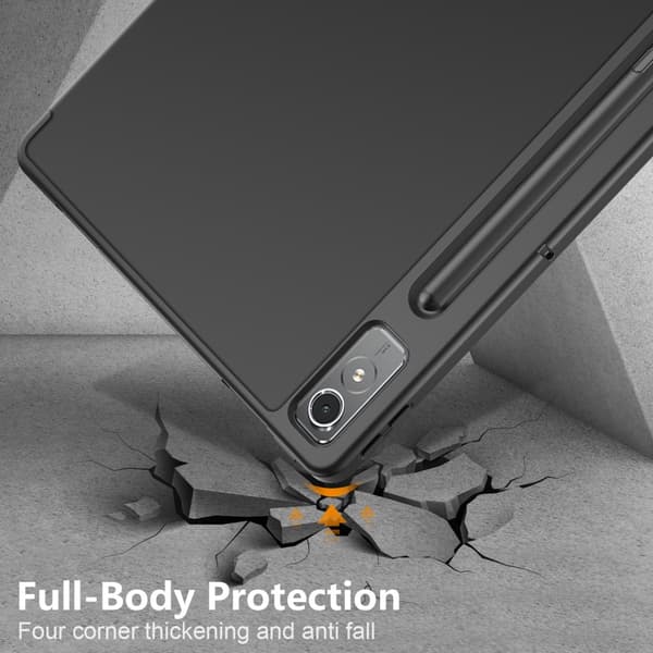 SKALO Lenovo Tab P12 Trifold Flip Cover - Sort