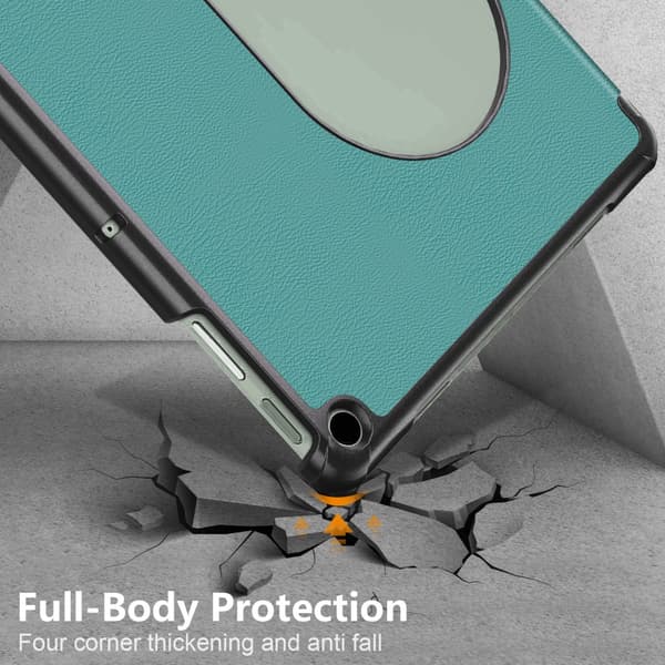 SKALO Google Pixel Tablet Trifold Suojakotelo - Vihreä